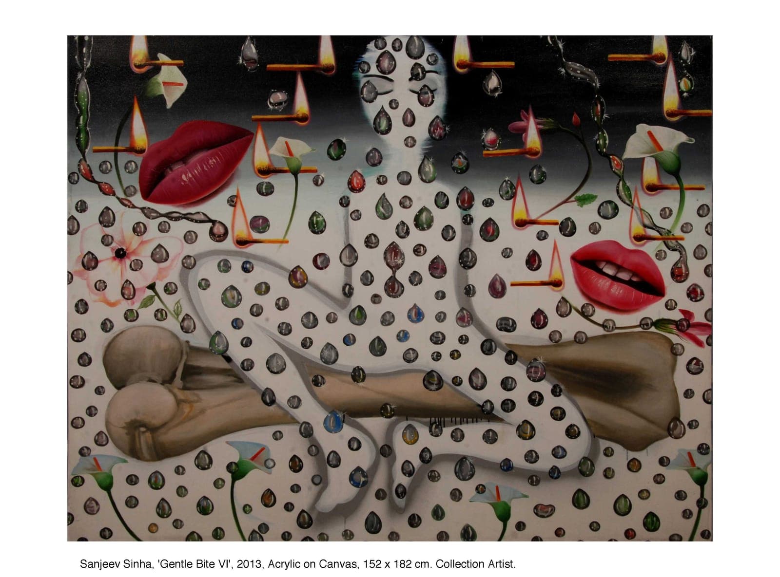 Gentle Bite by Sanjeev Sinha — Acrylic on Canvas, 2013 (work 6 of 22)