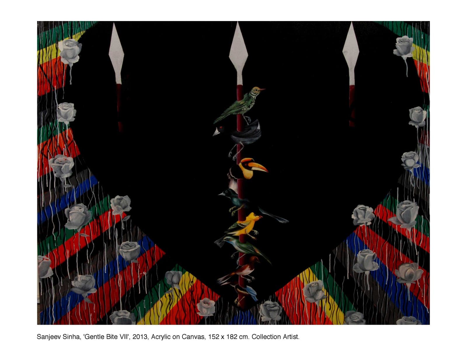Gentle Bite by Sanjeev Sinha — Acrylic on Canvas, 2013 (work 7 of 22)