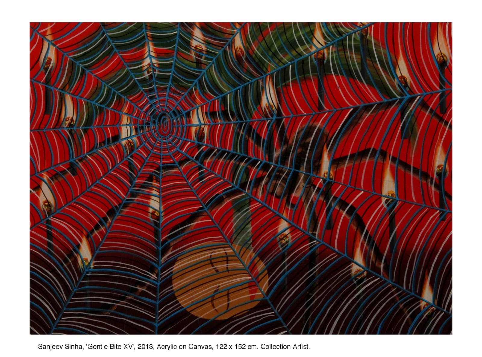 Gentle Bite by Sanjeev Sinha — Acrylic on Canvas, 2013 (work 14 of 22)