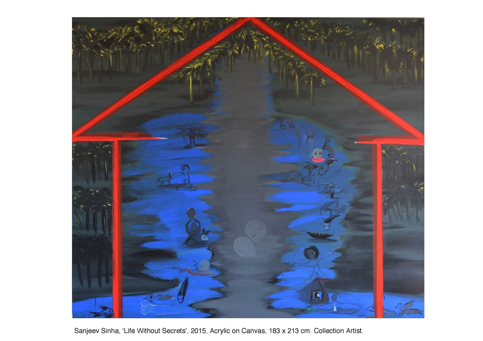 Life Without Secrets by Sanjeev Sinha — Acrylic on Canvas, 2015 (work 5 of 23)
