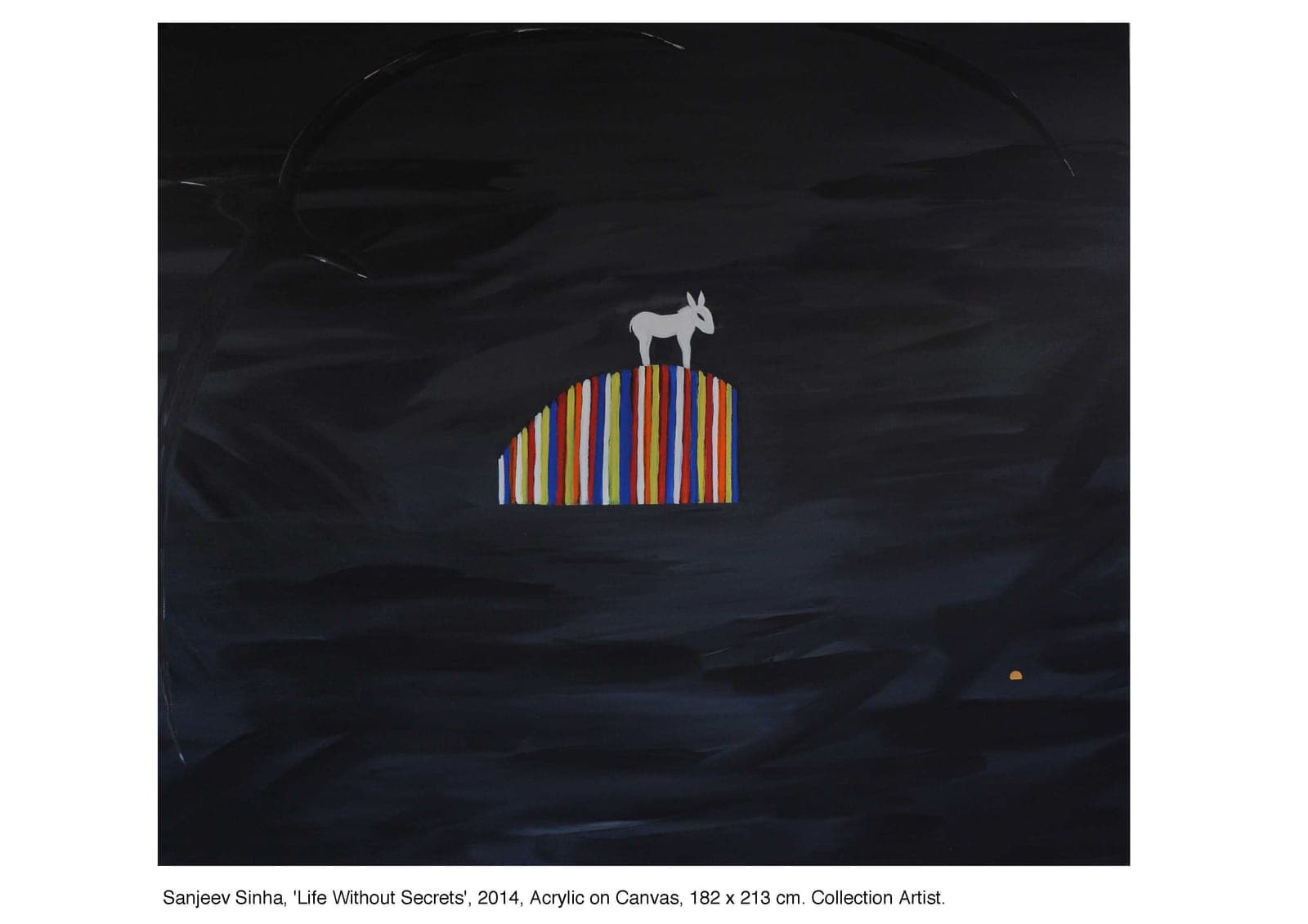 Life Without Secrets by Sanjeev Sinha — Acrylic on Canvas, 2015 (work 17 of 23)