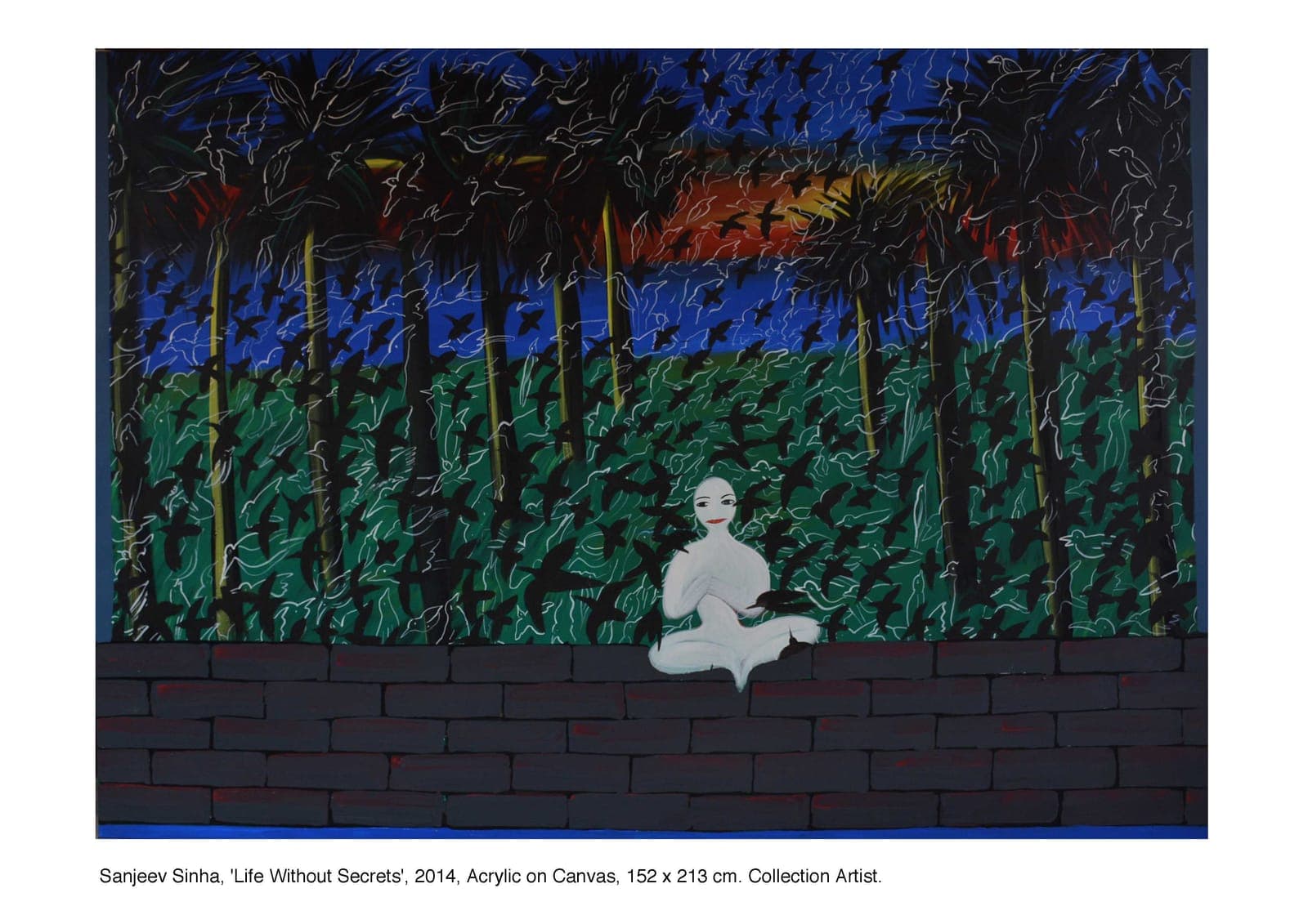 Life Without Secrets by Sanjeev Sinha — Acrylic on Canvas, 2015 (work 20 of 23)