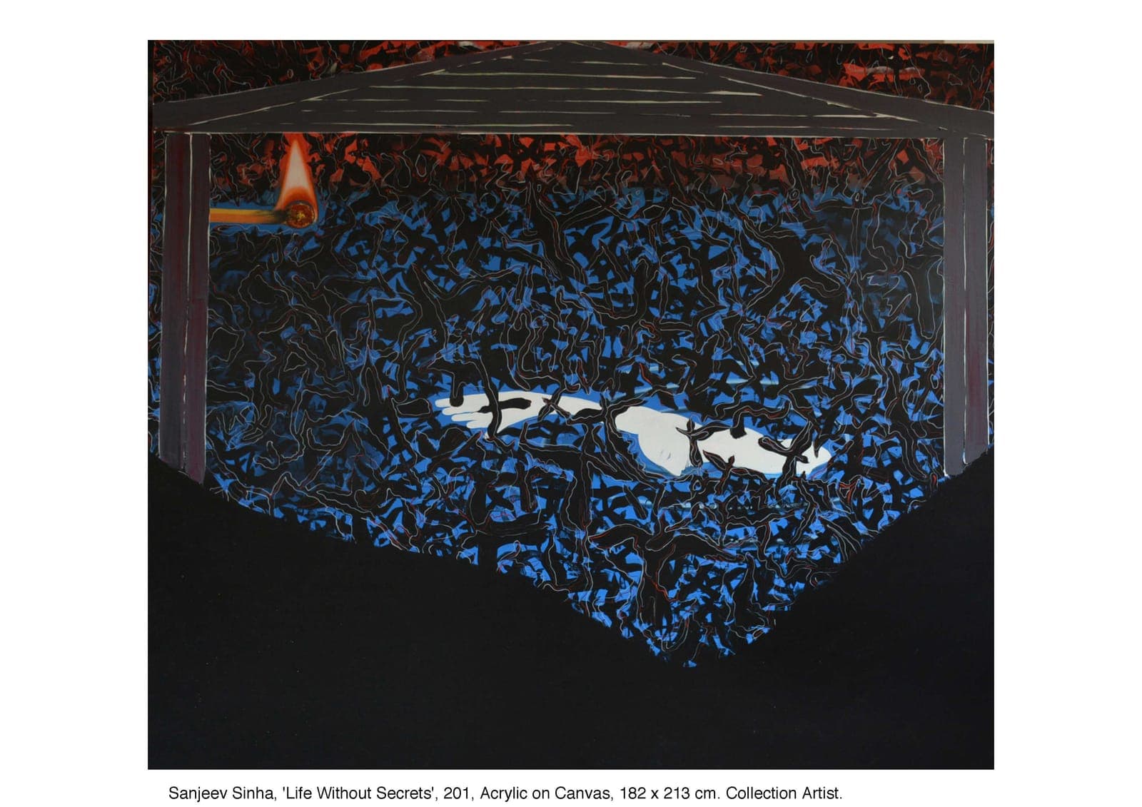 Life Without Secrets by Sanjeev Sinha — Acrylic on Canvas, 2015 (work 23 of 23)