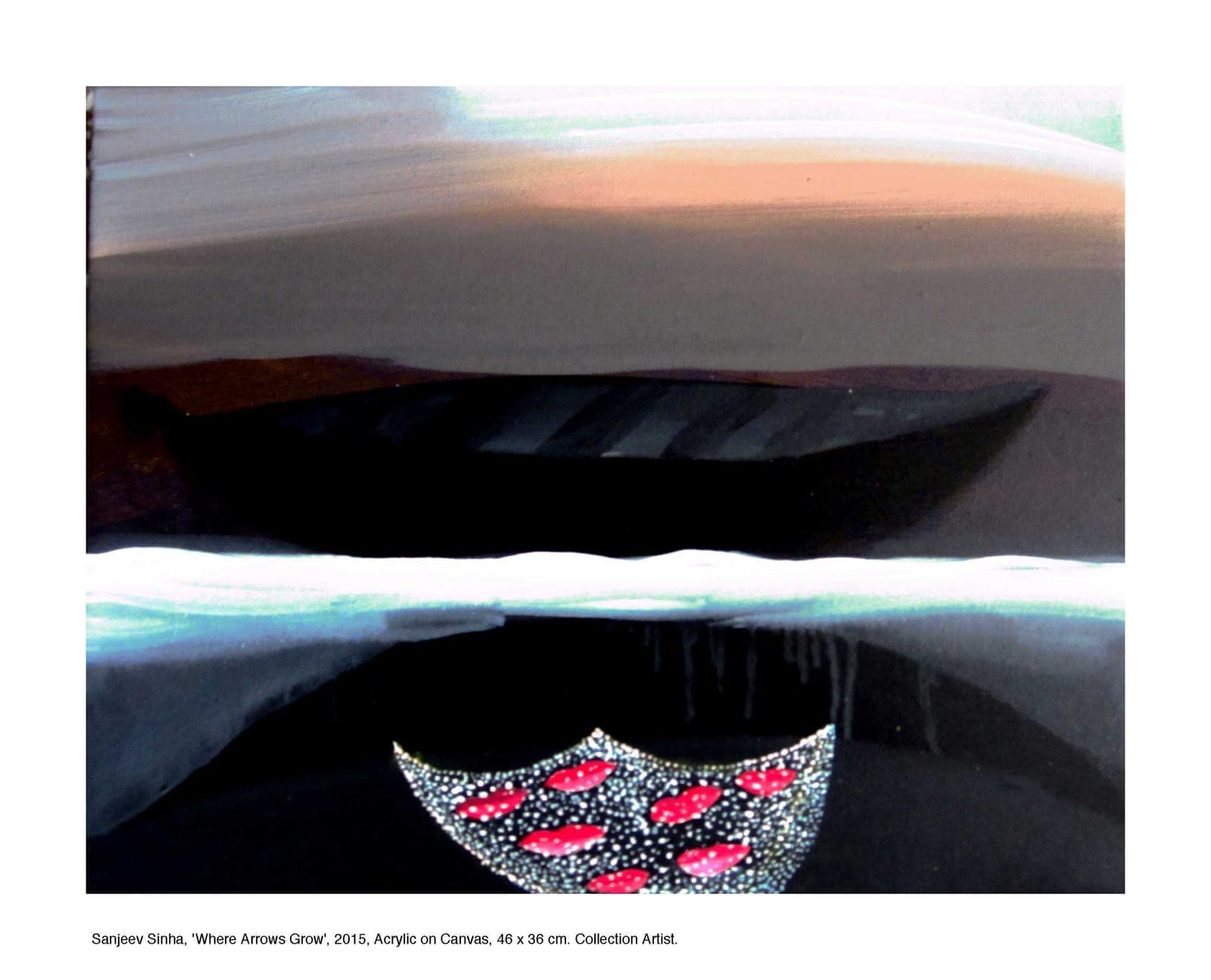 Where Arrows Grow by Sanjeev Sinha — Acrylic on Canvas, 2015 (work 7 of 25)