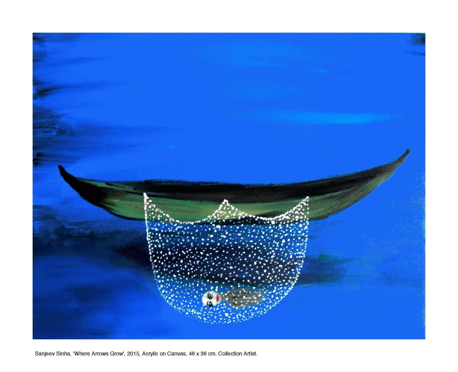 Where Arrows Grow by Sanjeev Sinha — Acrylic on Canvas, 2015 (work 10 of 25)