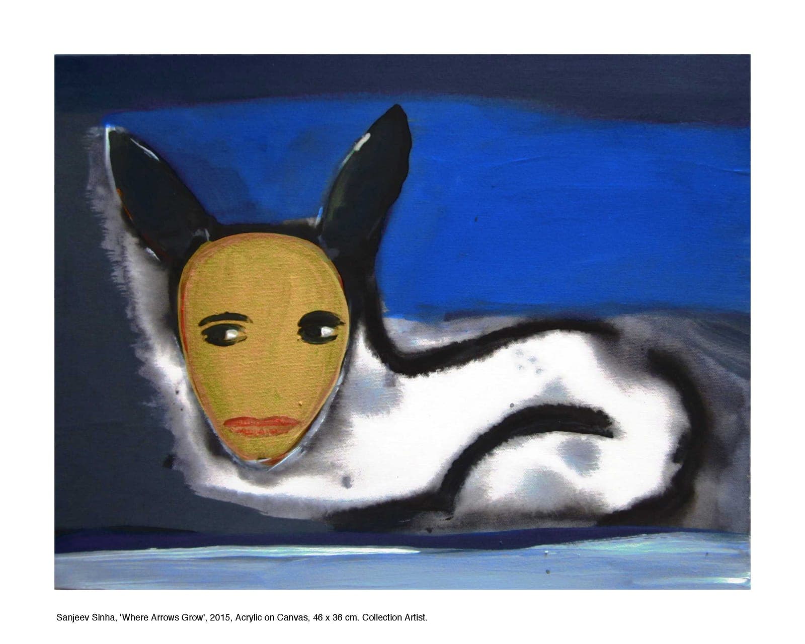 Where Arrows Grow by Sanjeev Sinha — Acrylic on Canvas, 2015 (work 15 of 25)