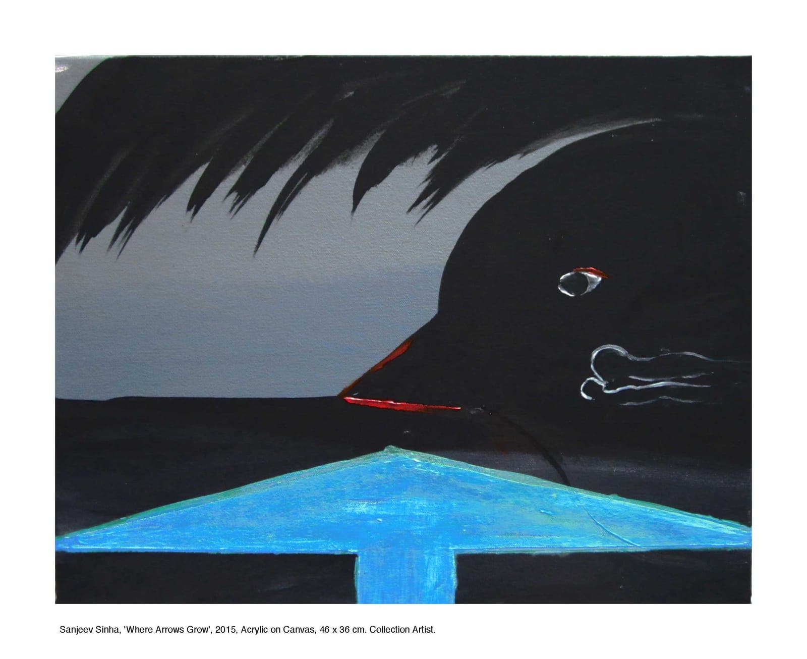 Where Arrows Grow by Sanjeev Sinha — Acrylic on Canvas, 2015 (work 21 of 25)