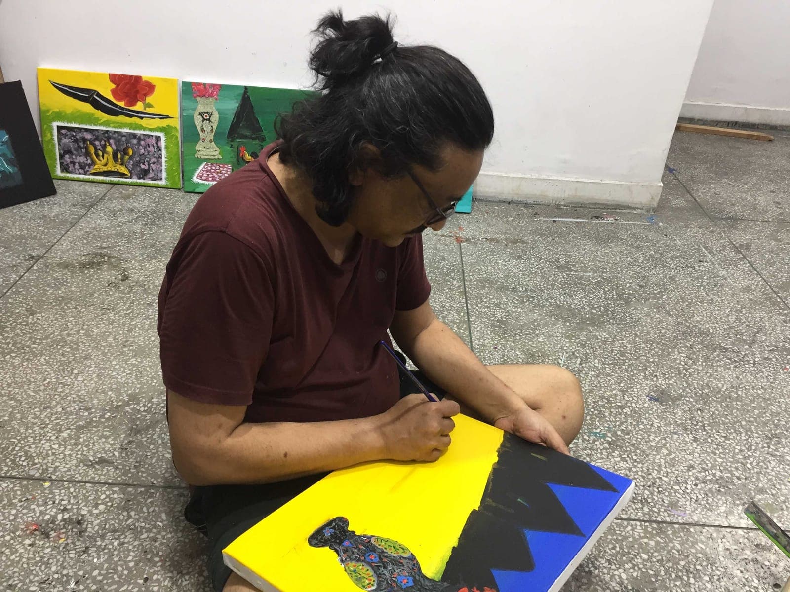 “painterman” — a video collaboration between Sanjeev Sinha and Dianne Hagen