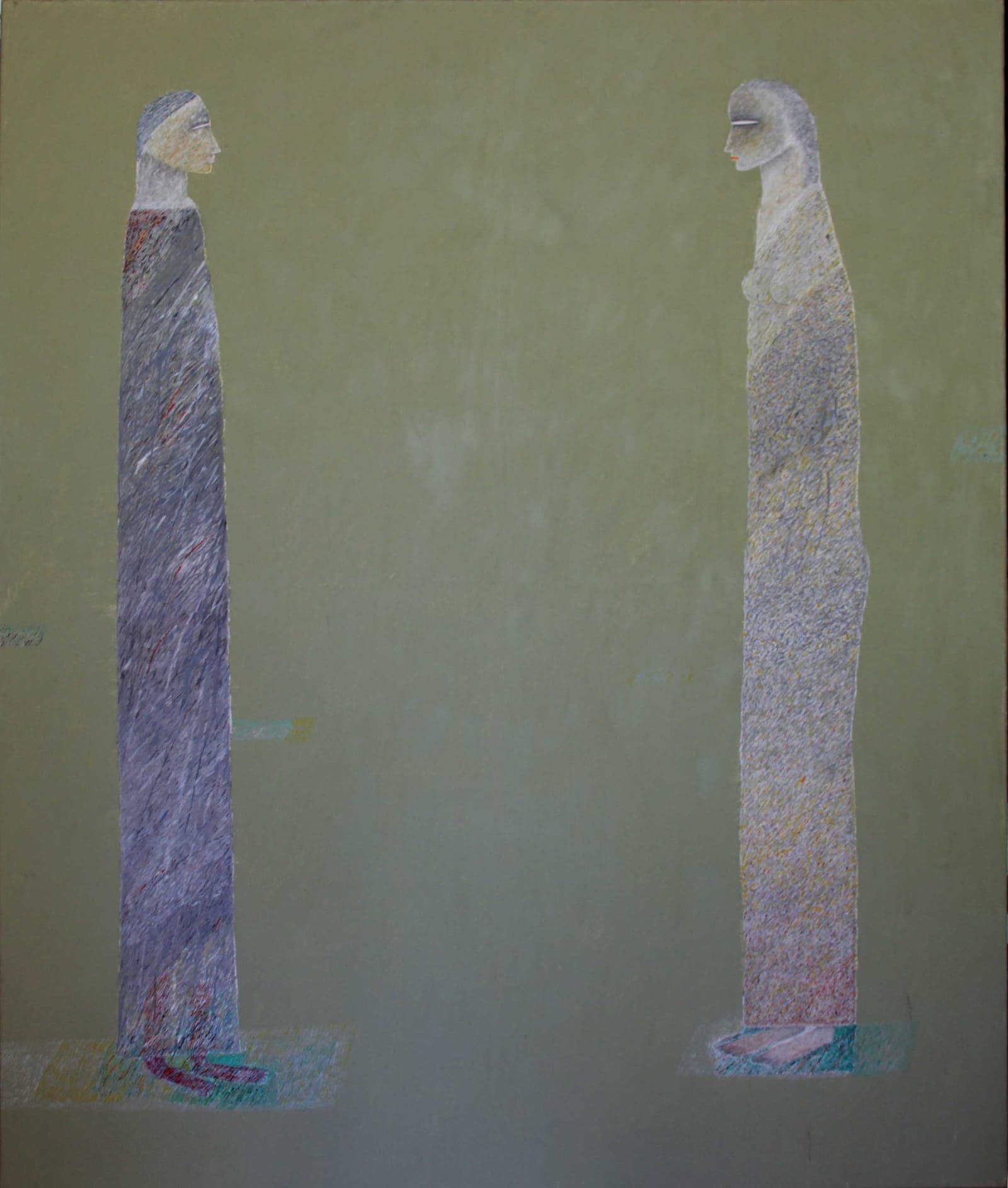 Sanjeev Sinha, He and She (1990). Private collection, Amsterdam